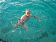 Juanito swimming at the Split